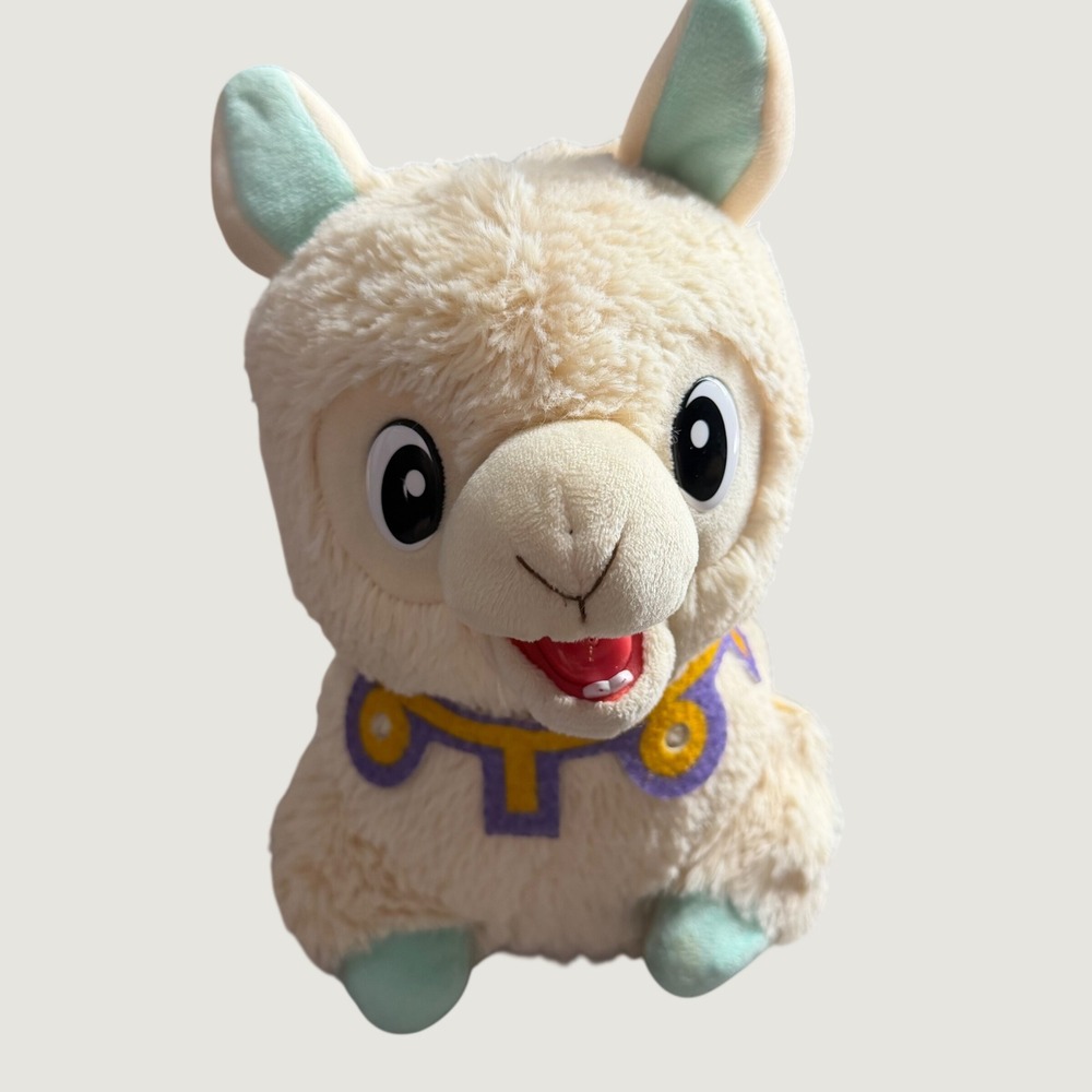 IMC Toys Club Petz Llama Plush Small Interactive Toy Polyester Cream White 91825
